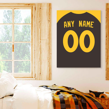 San Diego Jersey Custom Canvas Print Wall Art for Boy Girl Men Women Baseball Personalized Canvas Art